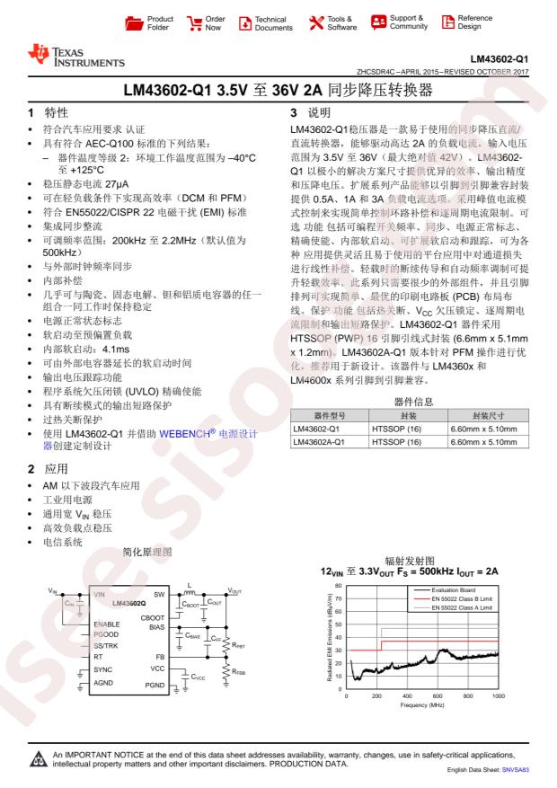 LM43602AQPWPRQ1