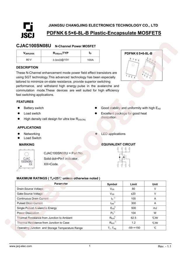 CJAC100SN08U