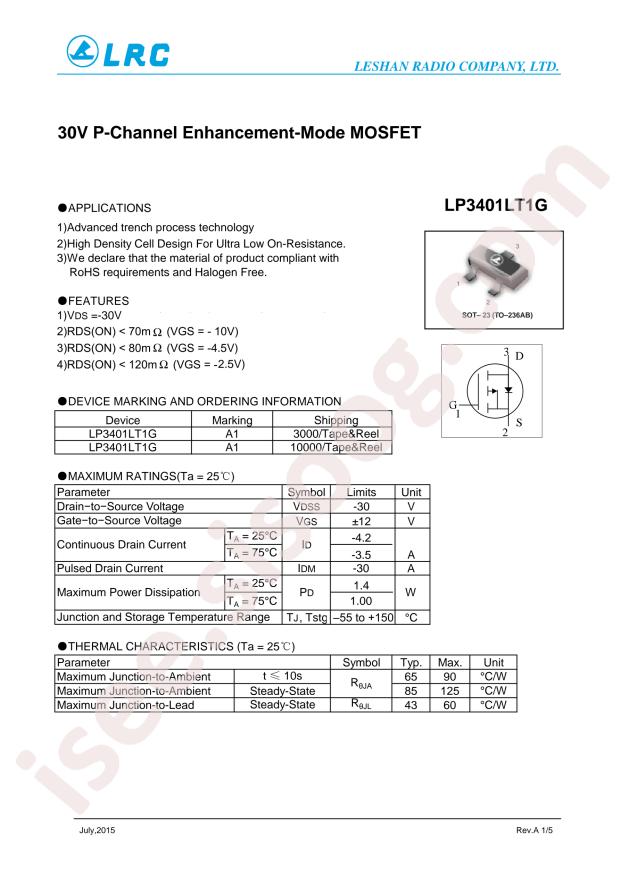 LP3401LT1G