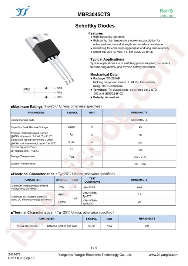 MBR3045CTS