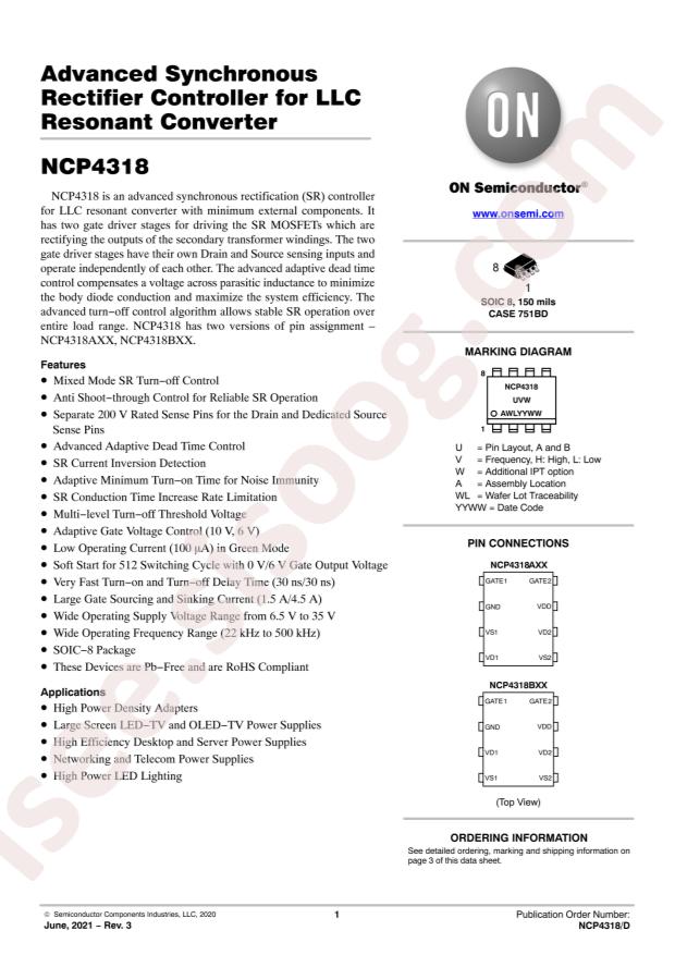 NCP4318ALCDR2G
