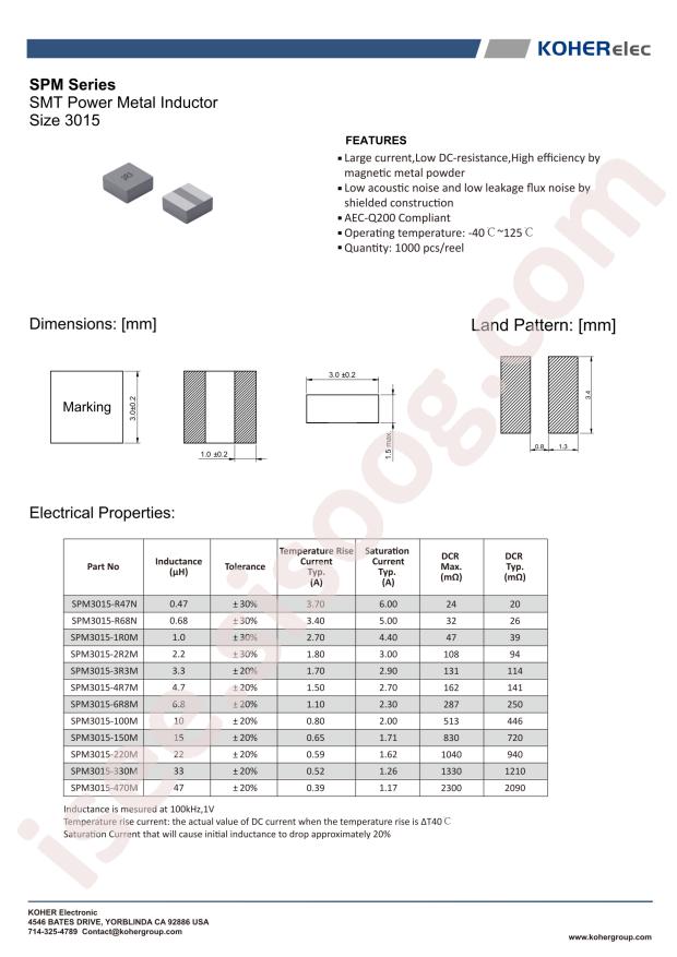 SPM3015-R68N