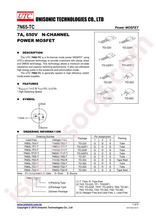 7N65G-TC-TM3-T
