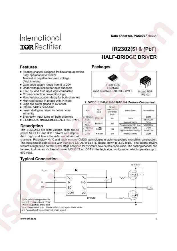 IR2302STRPBF