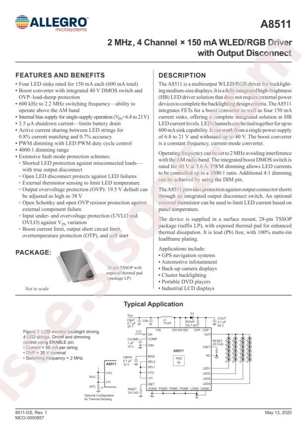A8511KLPTR-T