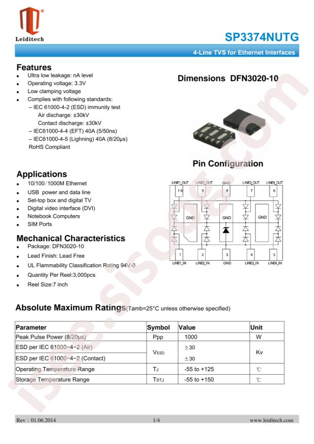 SP3374NUTG