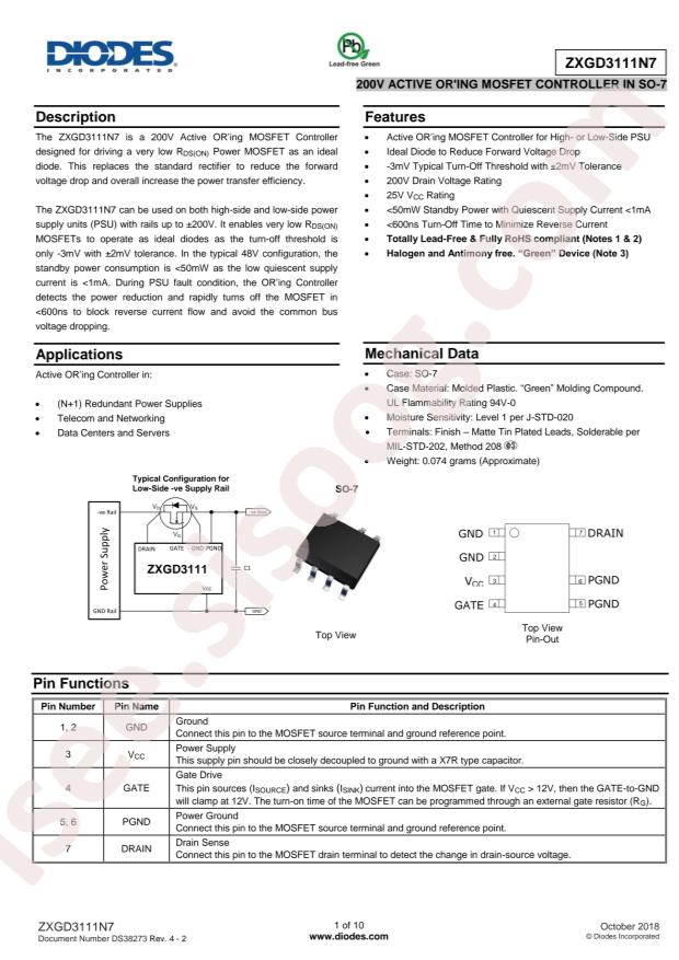 ZXGD3111N7TC