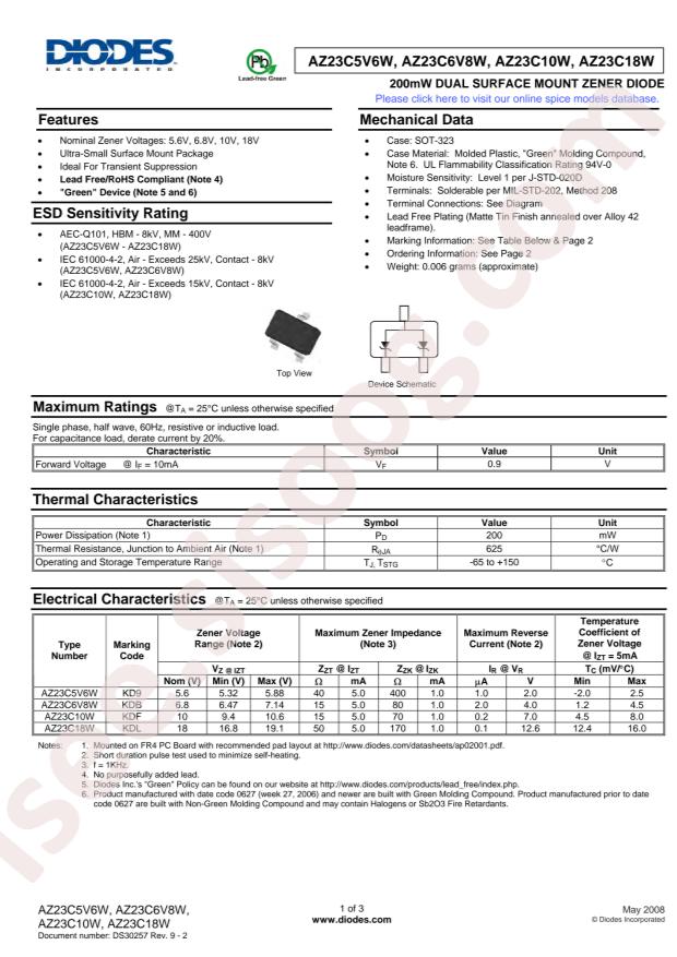 AZ23C6V8W-7-F