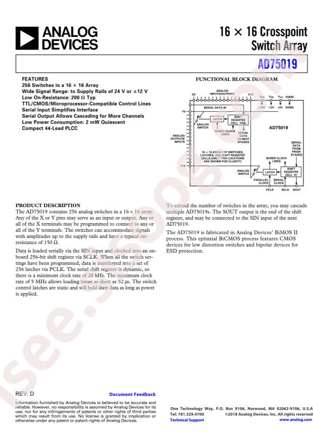 AD75019JPZ-REEL