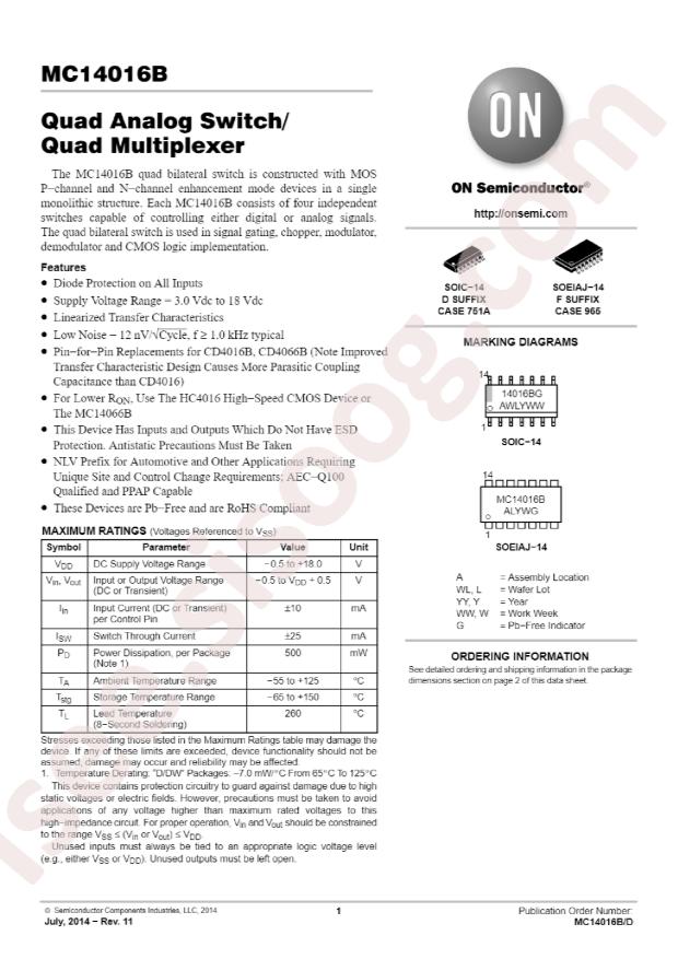 NLV14016BDR2G