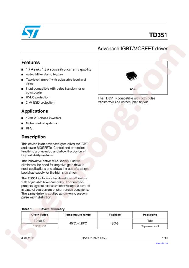 TD351IDT