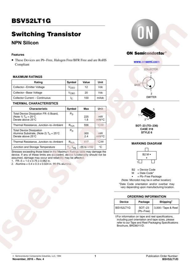 BSV52LT1G