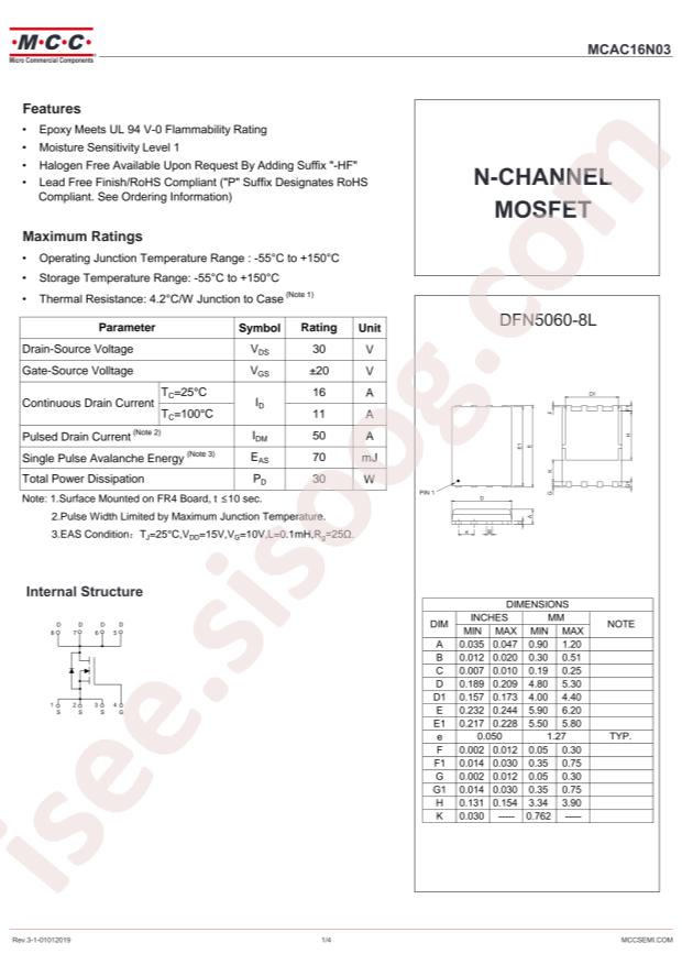 MCAC16N03-TP