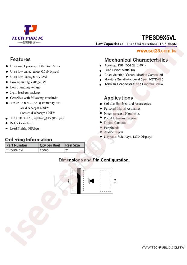 TPESD9X5VL