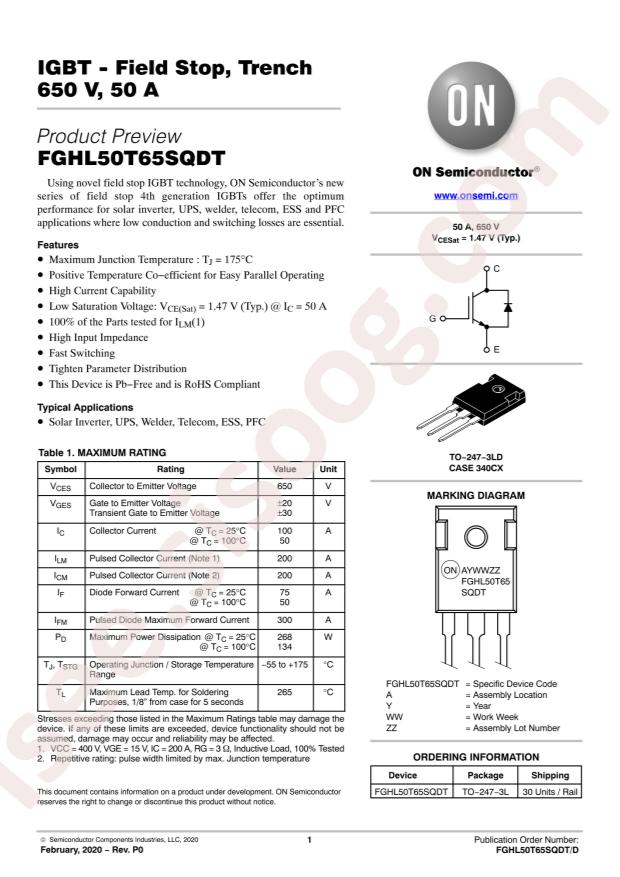 FGHL50T65SQDT