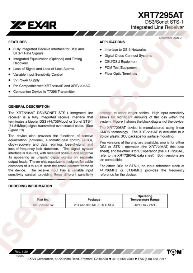 XRT7295ATIW-F
