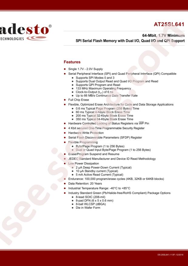 AT25SL641-MHE-T