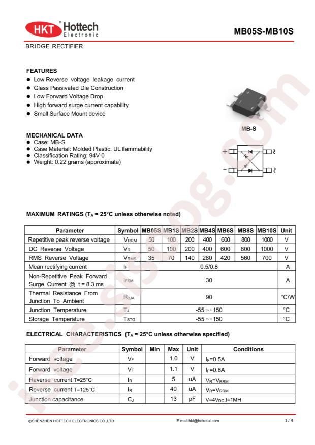 Guangdong Hottech MB10S