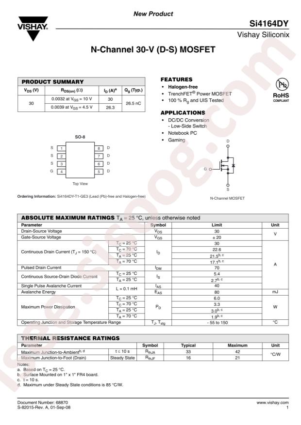 SI4164DY-T1-GE3