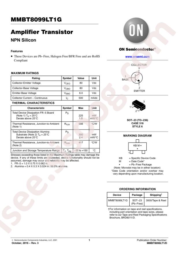 MMBT8099LT1G