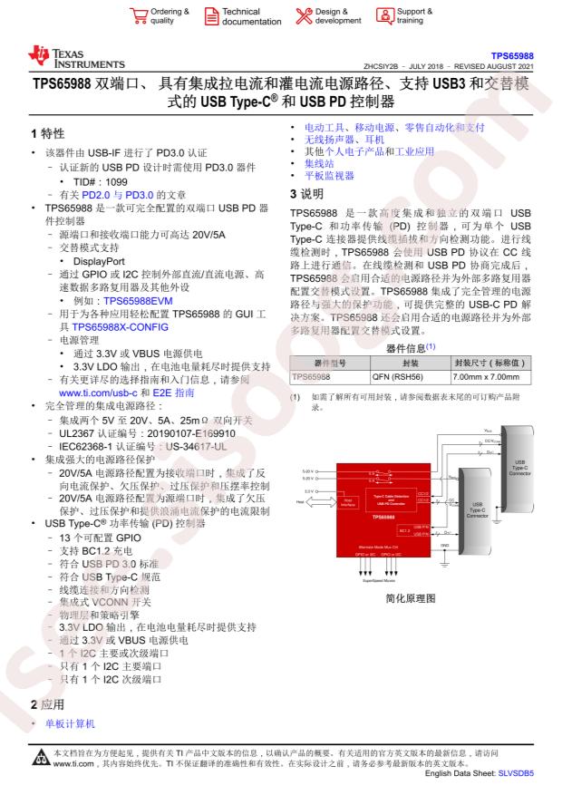 TPS65988DHRSHR