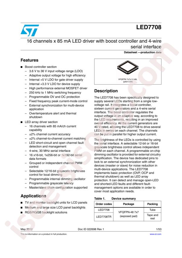 LED7708TR