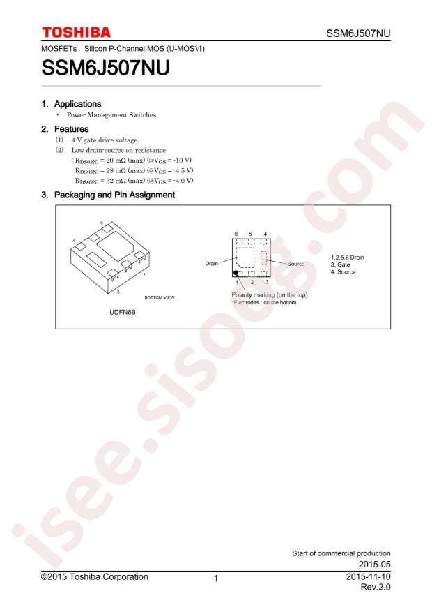 SSM6J507NU,LF