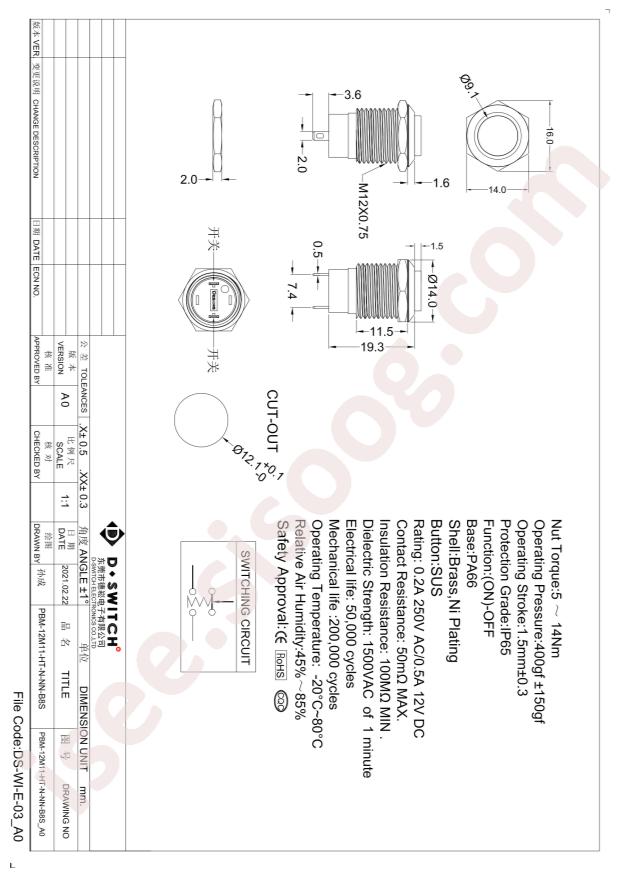 PBM-12M11-HT-N-NN-B8S