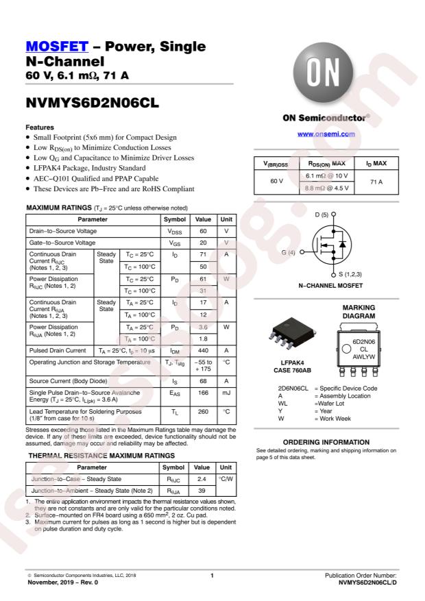 NVMYS6D2N06CLTWG