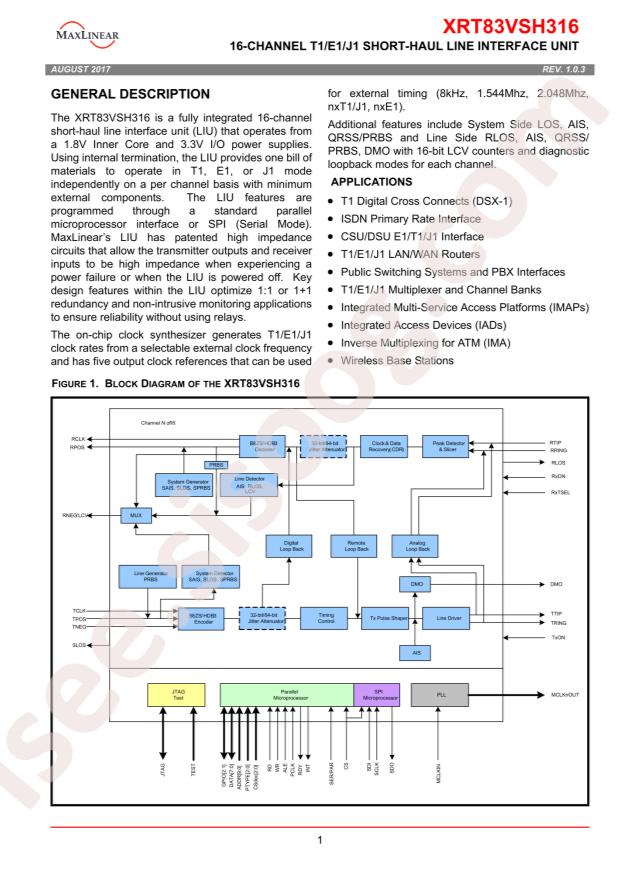 XRT83VSH316IB-F