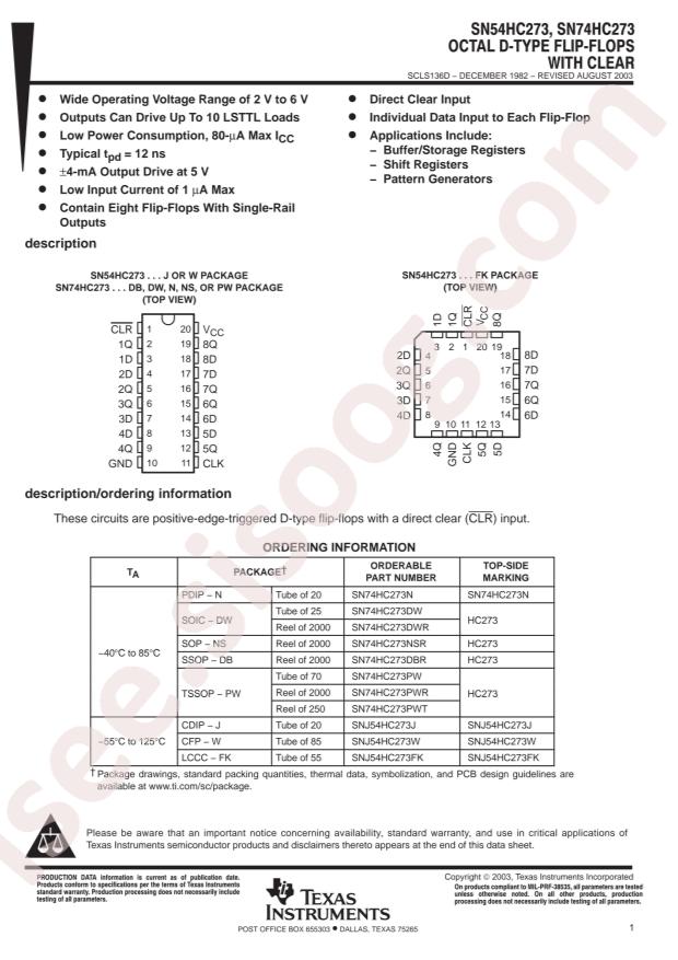 SN74HC273PWR