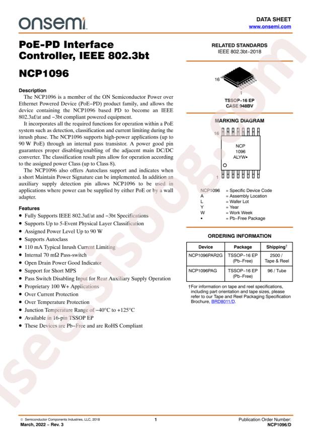 NCP1096PAG