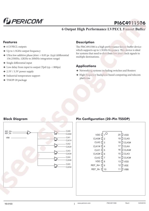PI6C4911506LIEX