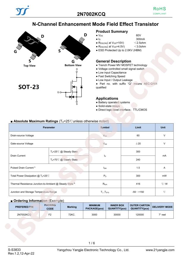 2N7002KCQ