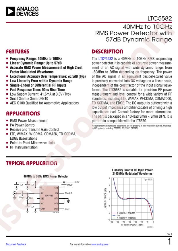LTC5582IDD#TRPBF
