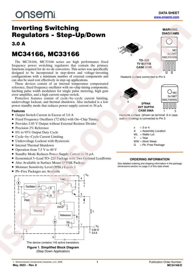 MC33166D2TR4G