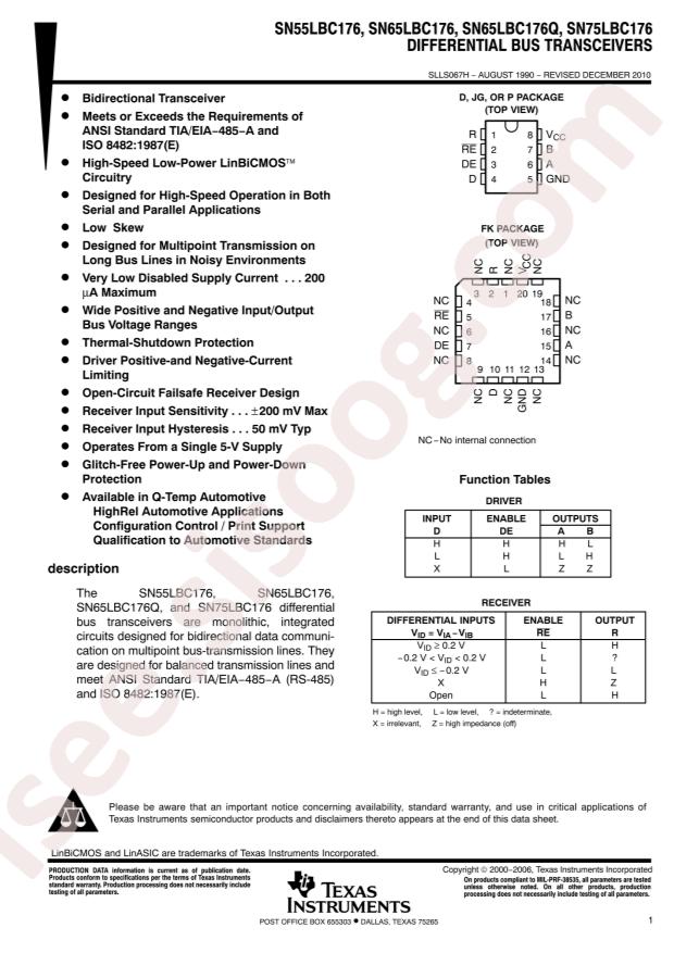 SN65LBC176DR
