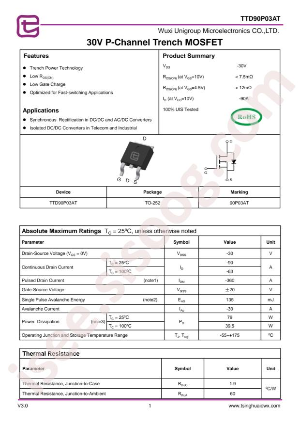 TTD90P03AT