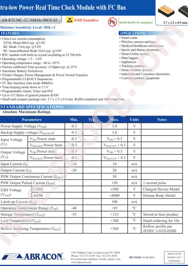 AB-RTCMC-32.768KHZ-IBO5-S3-T