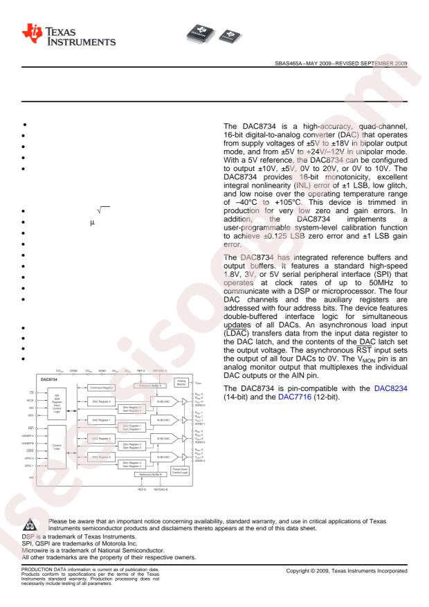 DAC8734SRHAT
