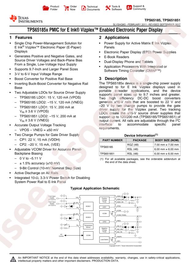 TPS65185RGZR