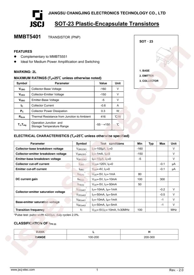 MMBT5401L