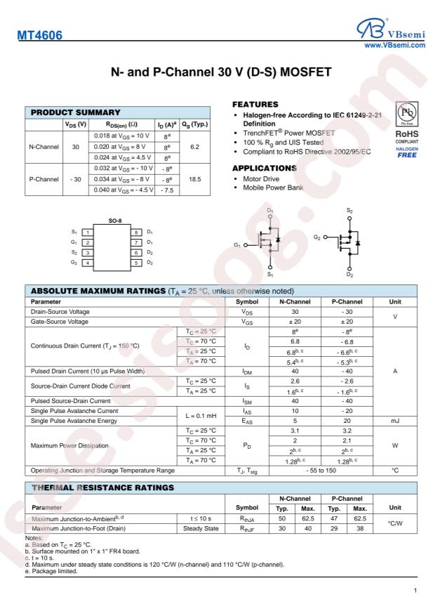 MT4606-VB