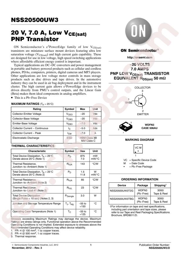 NSS20500UW3T2G