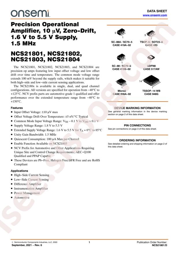 NCS21802DMR2G