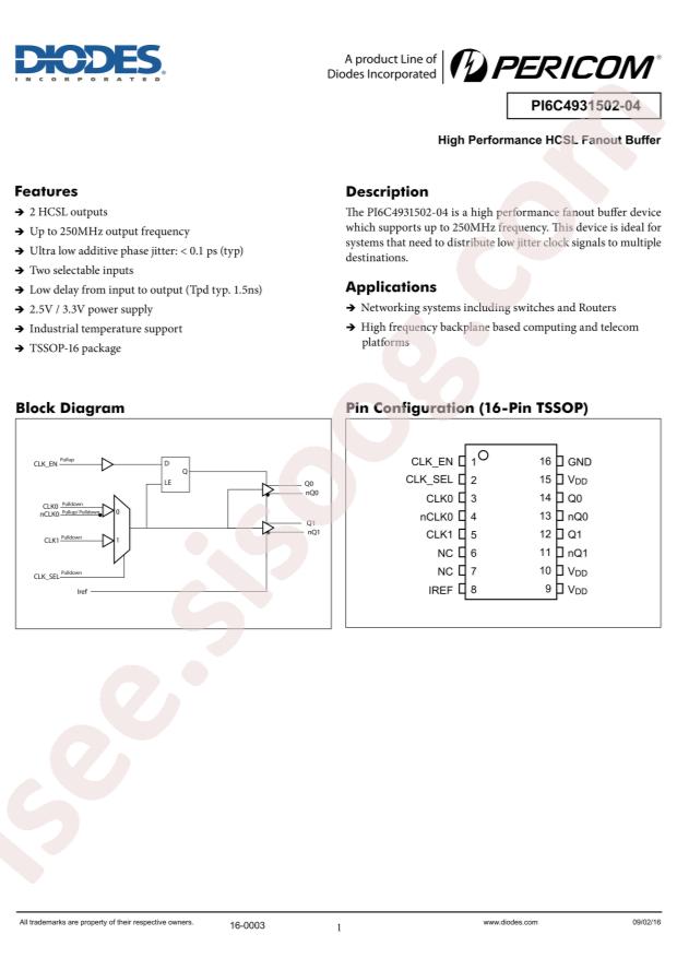 PI6C4931502-04LIEX