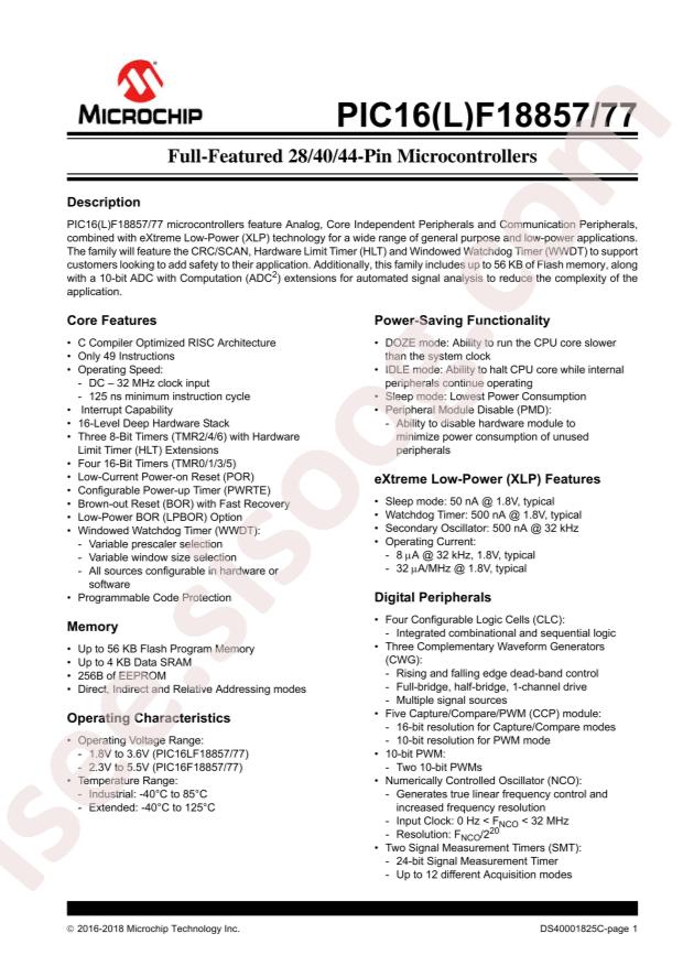 PIC16LF18877-E/P