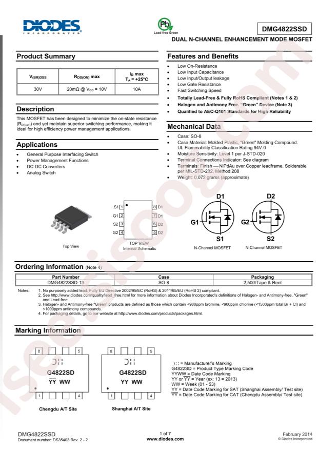 DMG4822SSD-13