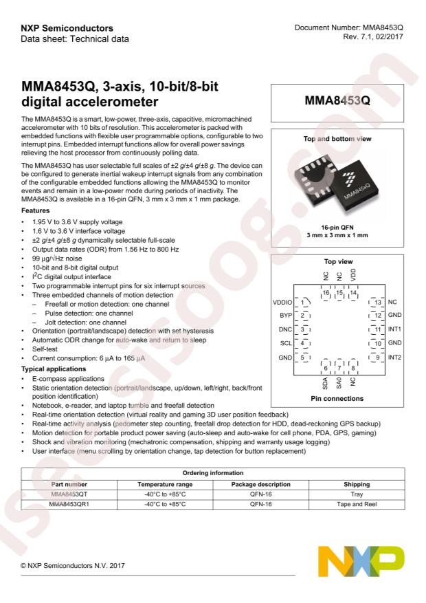 MMA8453QR1