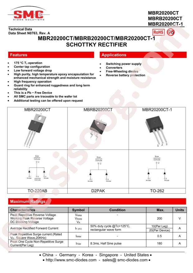 SMC MBR20200CT